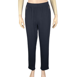 Bogner Black Sweatpants Zip Pockets Cotton High Rise Ski Cabin Womens size L